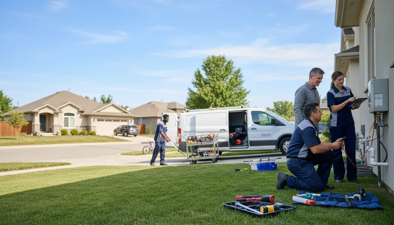 Tankless water heater service in Pollard, AR
